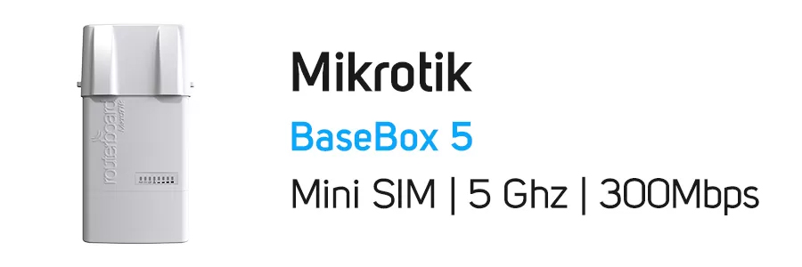 روتر وایرلس میکروتیک Mikrotik Basebox 5 فضای بیرونی