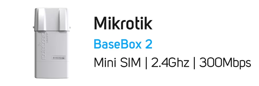روتر وایرلس میکروتیک Mikrotik BaseBox 2 فضای بیرونی