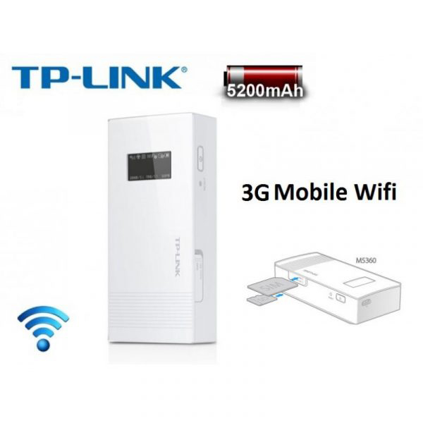 مودم همراه 3G تی پی لینک TP-Link M5360 وایرلس N150 پاوربانک 5200mAh