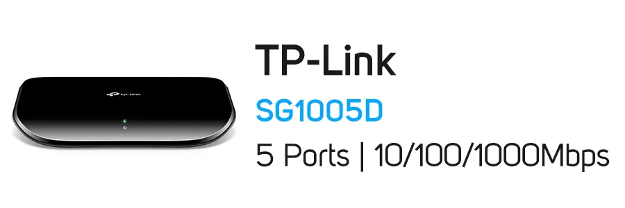 سوئیچ تی پی لینک TP-Link TL-SG1005D دسکتاپ 5 پورت 10/100/1000Mbps