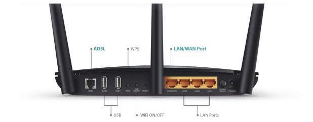 مودم روتر +ADSL2 تی پی لینک TP-LINK Archer D5 وای فای AC1200