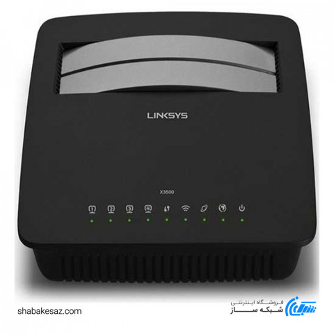 مودم روتر لینکسیس Linksys X3500-EE وای فای ADSL2+ N750