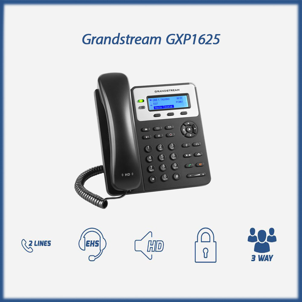 تلفن تحت شبکه گرند استریم Grandstream GXP1625