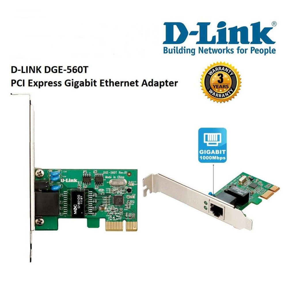 کارت شبکه گیگابیت PCI Express دی لینک D-Link DGE-560T