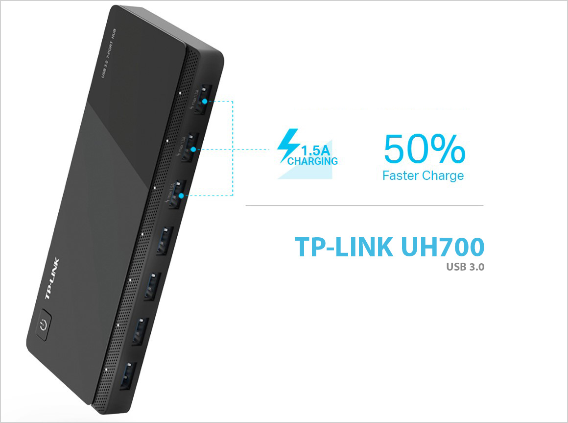 هاب USB 3.0 تی پی لینک TP-Link UH700 با 7 پورت