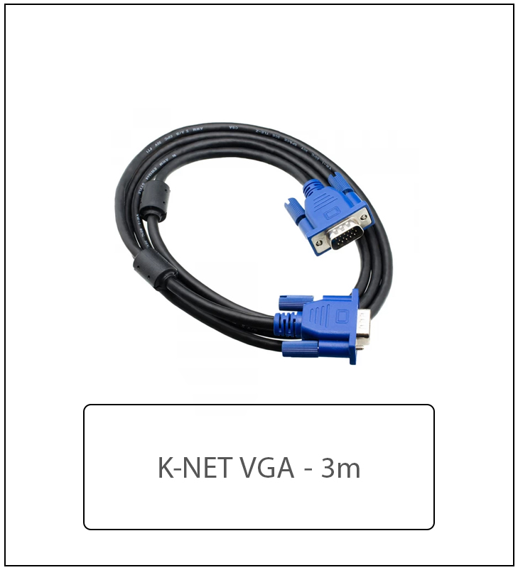 کابل VGA کی نت K-NET K-CVGA0030 طول 3 متر