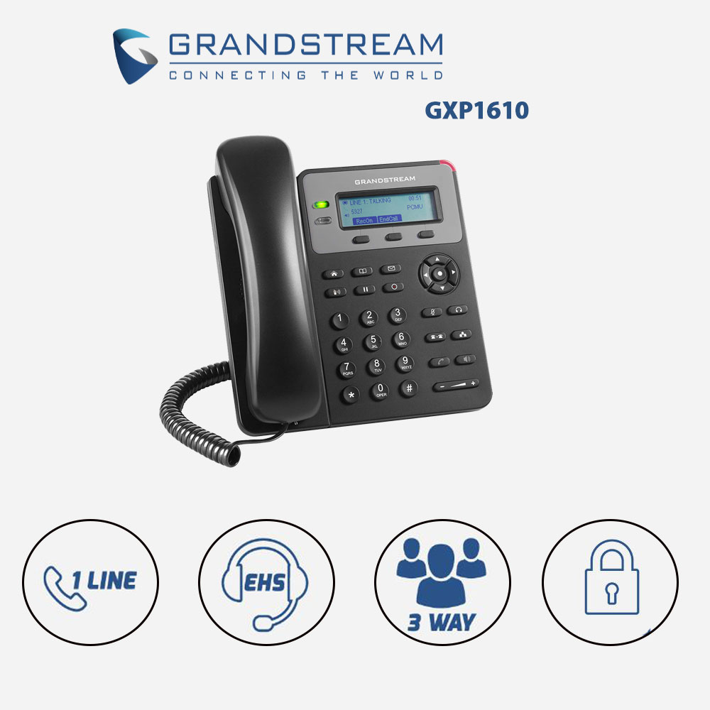 تلفن تحت شبکه گرند استریم Grandstream GXP1610