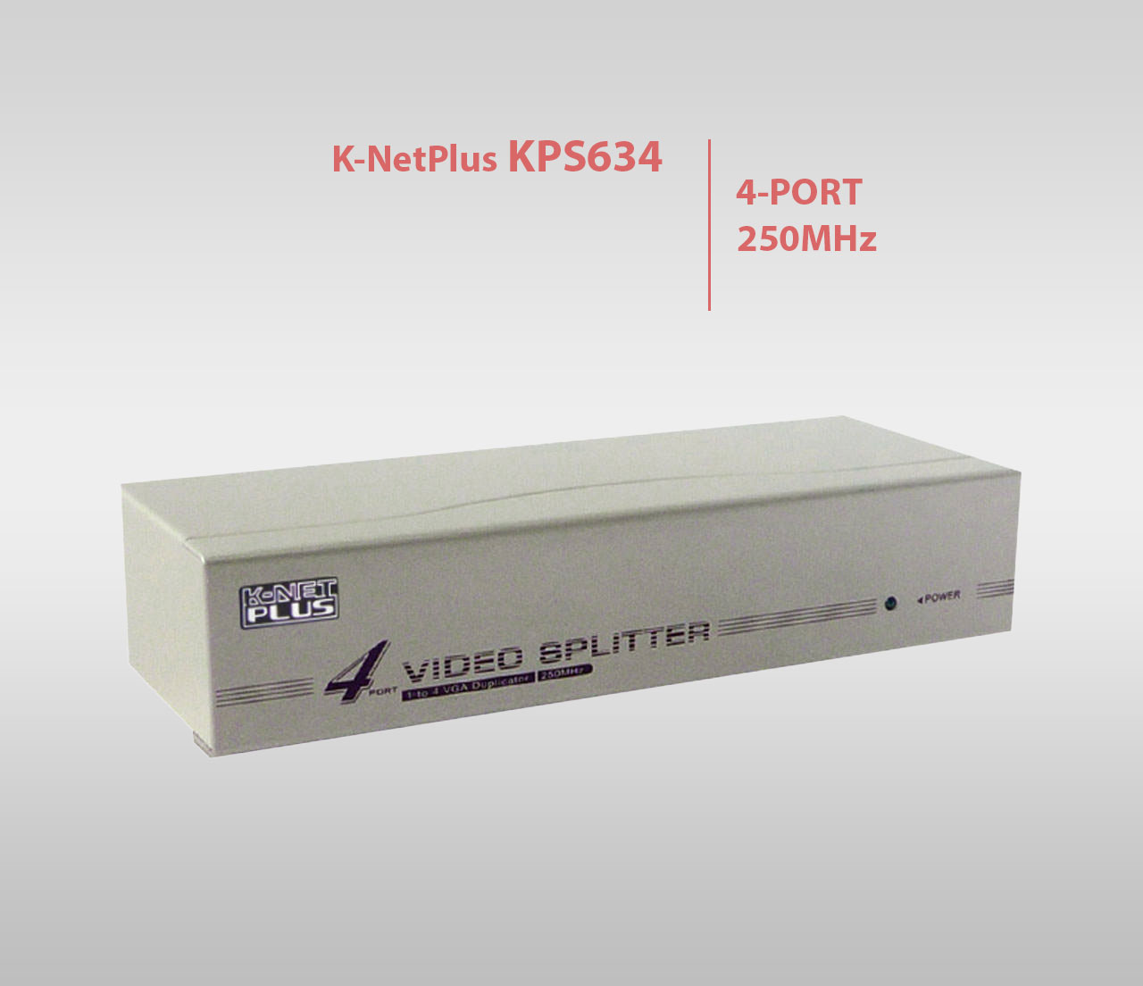 اسپلیتر VGA کی نت پلاس K-netplus KPS634 با 4 پورت
