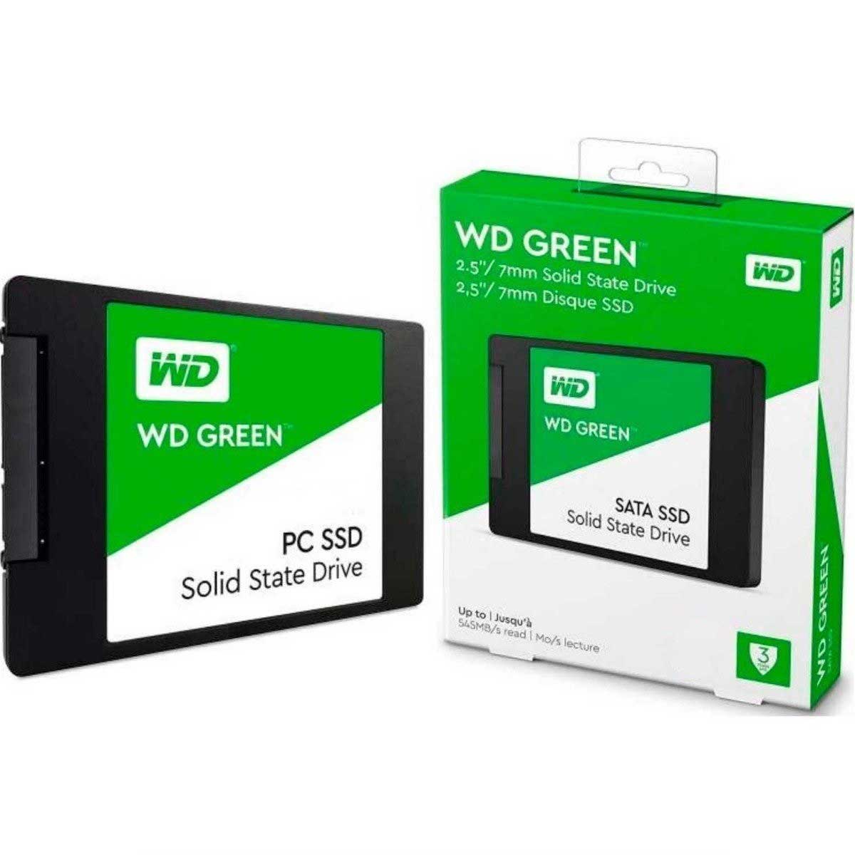 حافظه SSD وسترن دیجیتال Westwrn digital GREEN 480GB اینترنال
