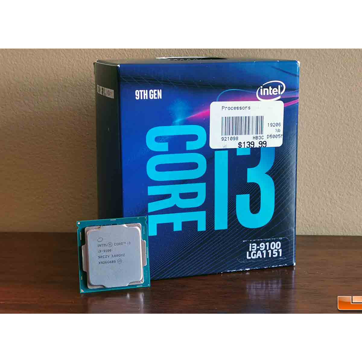 پردازنده اینتل Intel Core i3-9100 box سری Coffee Lake