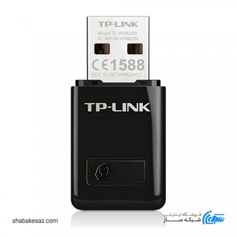 کارت شبکه تي پي لينک USB بی سیم N300 Tp-Link TL-WN823N