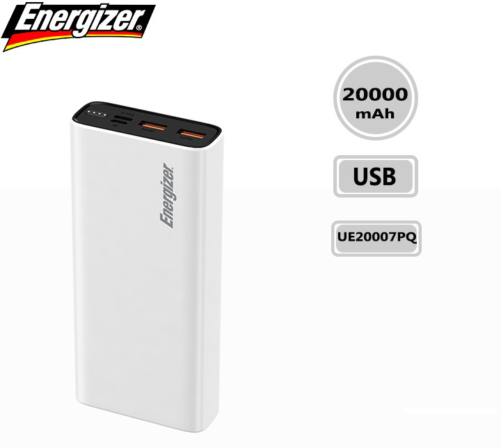 شارژر همراه انرجایزر Energizer UE20007PQ ظرفیت 20000mAh