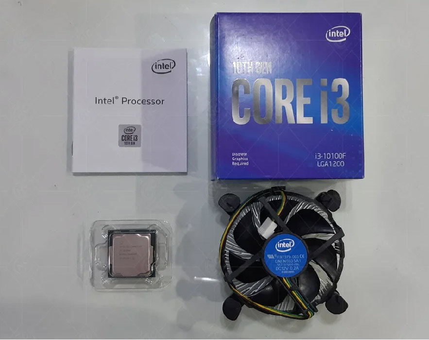 پردازنده اینتل Intel CORE i3-10100F box سری Comet Lake - شبکه ساز