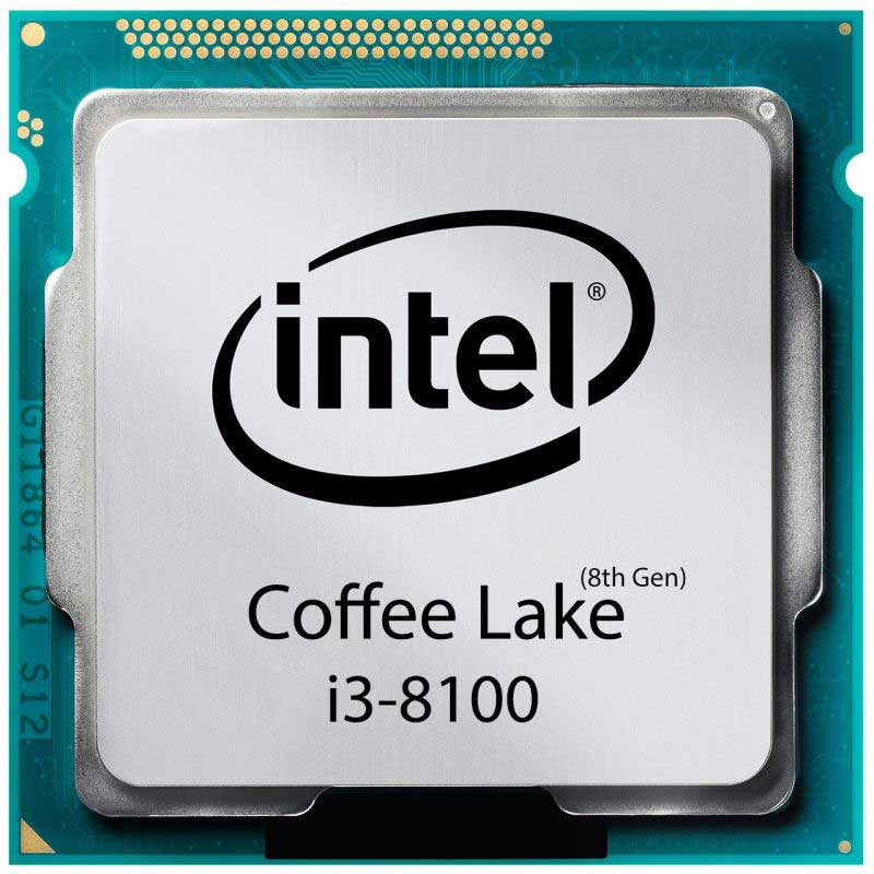 پردازنده اینتل سری Coffee Lake مدل Core i3 8100 tray