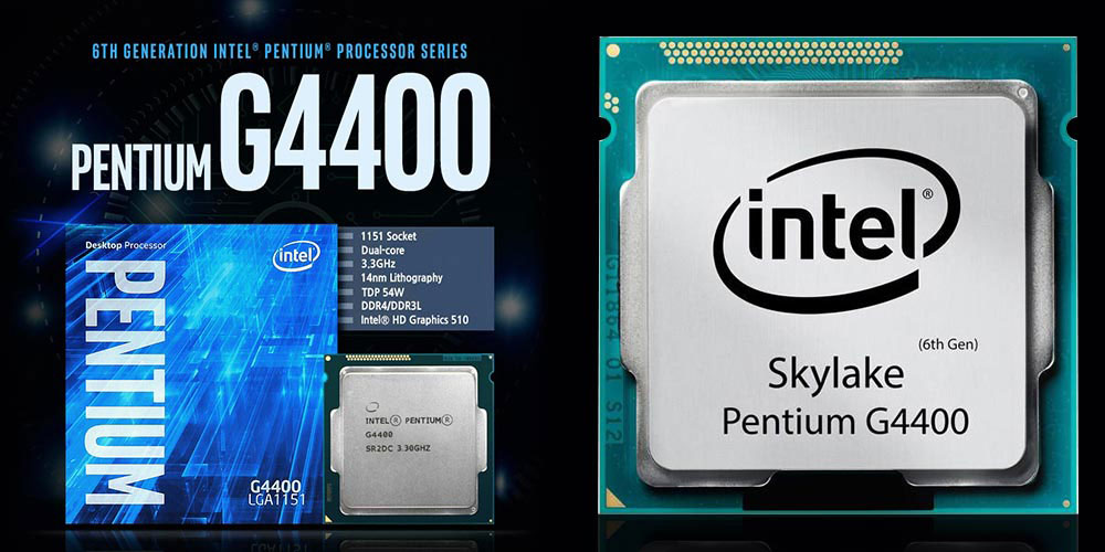 پردازنده اینتل سری Skylake مدل Pentium G4400
