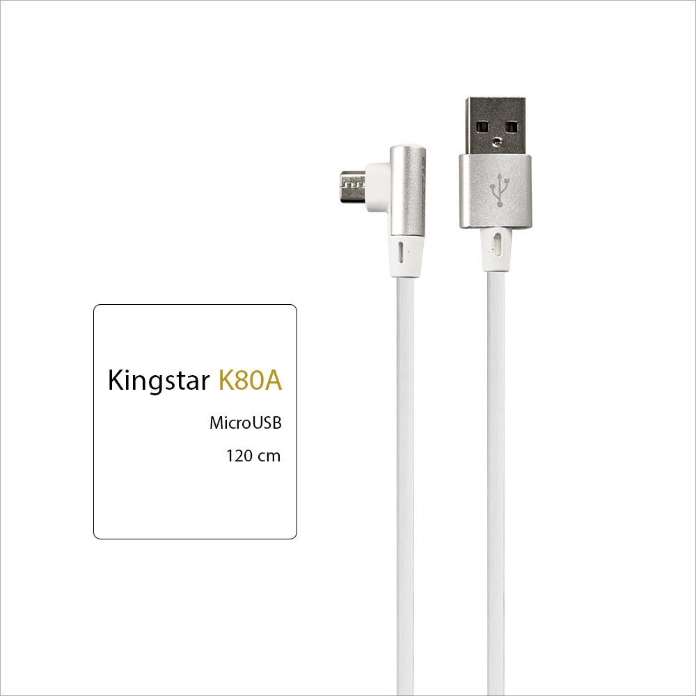کابل USB به Micro USB کینگ استار K80A طول 1.2 متر