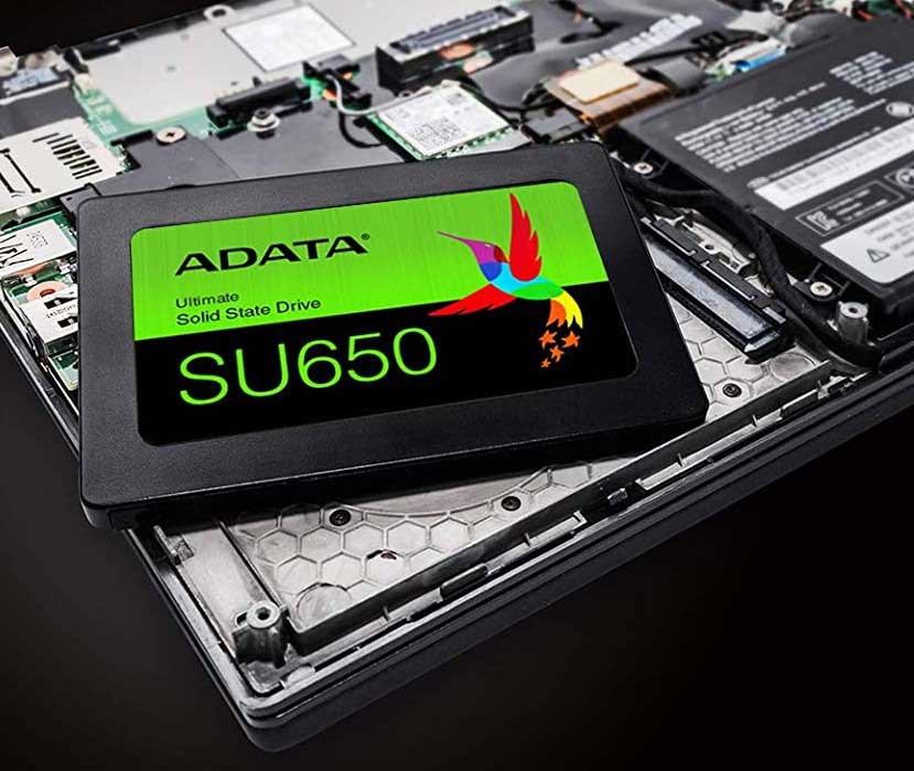 حافظه SSD اینترنال ای دیتا ADATA SU650 ظرفیت 120GB