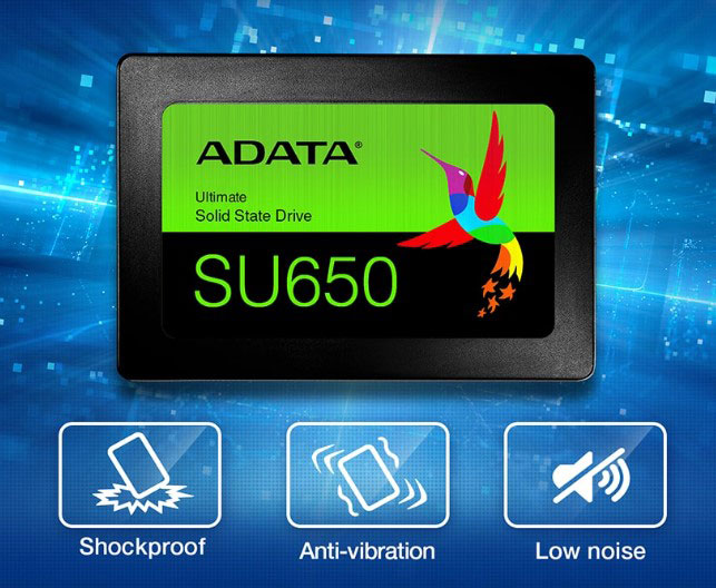 حافظه SSD اینترنال ای دیتا ADATA SU650 ظرفیت 480GB