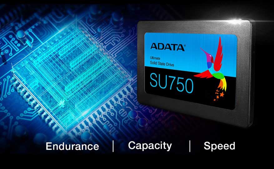 حافظه SSD ای دیتا ADATA SU750 ظرفیت 256GB