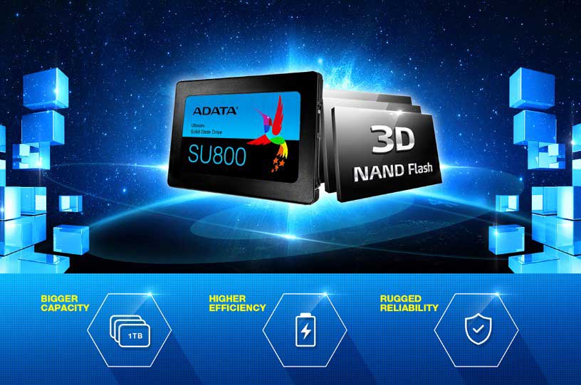 حافظه SSD اینترنال ای دیتا ADATA SU800 ظرفیت 256GB