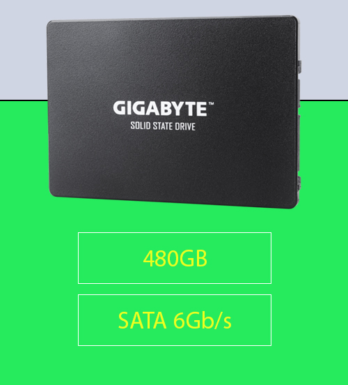 حافظه SSD گیگابایت GIGABYTE GP-GSTFS31480GNTD اینترنال 480GB