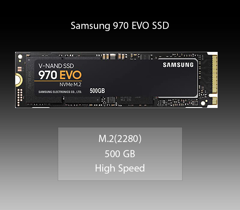 حافظه SSD سامسونگ Samsung M.2 970 EVO 500GB اینترنال