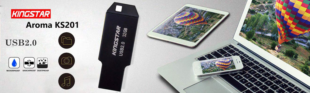 فلش مموری کینگ‌ استار KingStar KS201 AROMA ظرفیت 32 گیگابایت USB 2.0