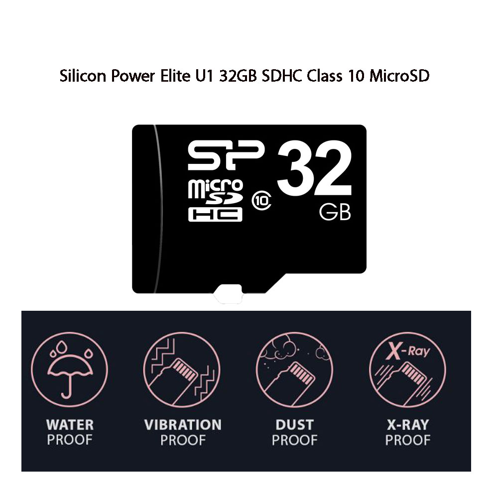 کارت حافظه سیلیکون پاور Silicon Power Elite U1 SDHC Class 10 ظرفیت 32 گیگابایت