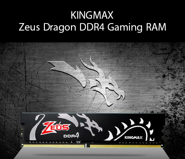 رم دسکتاپ DDR4 کینگ مکس Kingmax Zeus Dragon ظرفیت 16 گیگابایت 3000MHz