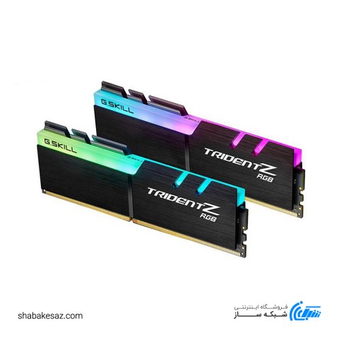 رم دسکتاپ DDR4 دو کاناله 3200MHz جی اسکیل TRIDENT Z RGB ظرفیت 16GB
