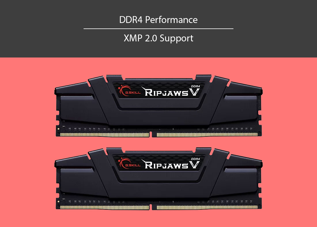 رم دسکتاپ DDR4 جی اسکیل G.SKILL Ripjaws V ظرفیت 32 گیگابایت 3200MHz