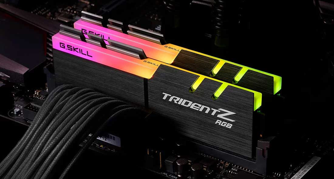 رم دسکتاپ DDR4 جی اسکیل TRIDENT Z RGB ظرفیت 16 گیگابایت 3200MHz