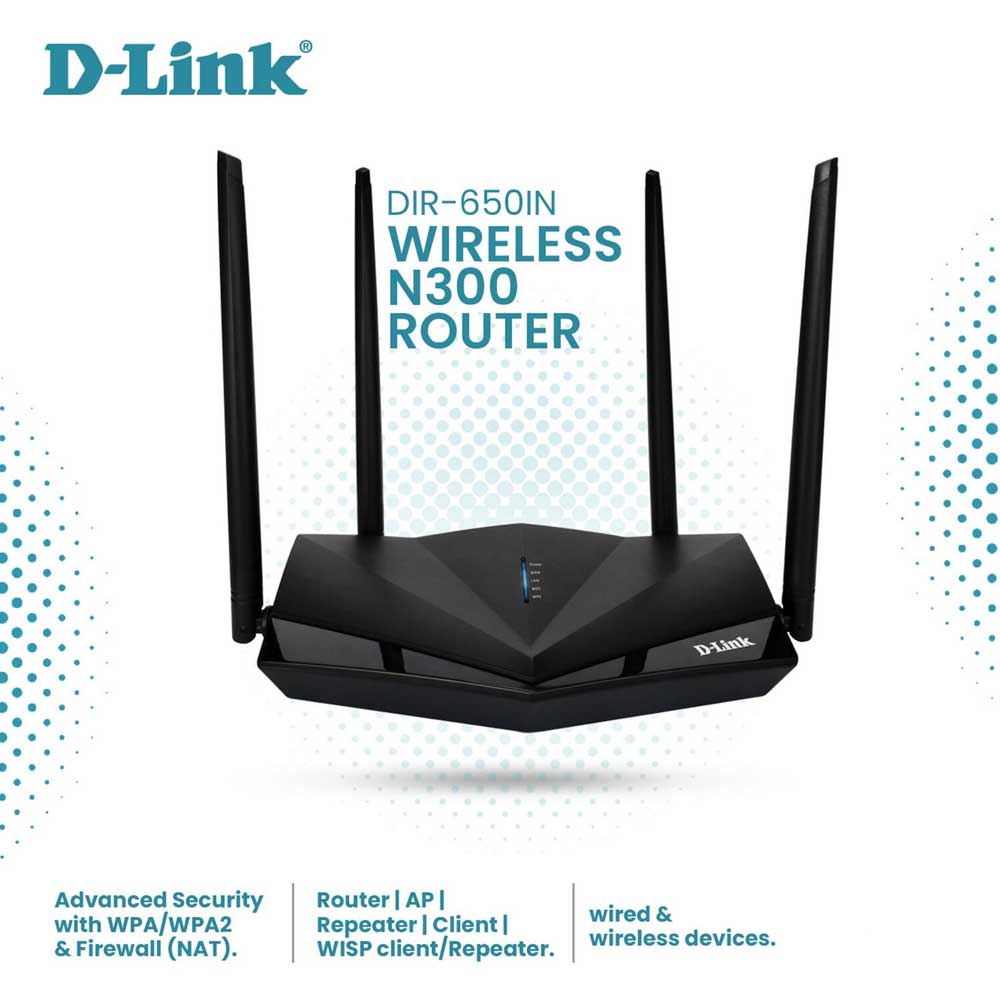 روتر دی لینک D-Link DIR-650IN وای فای N300