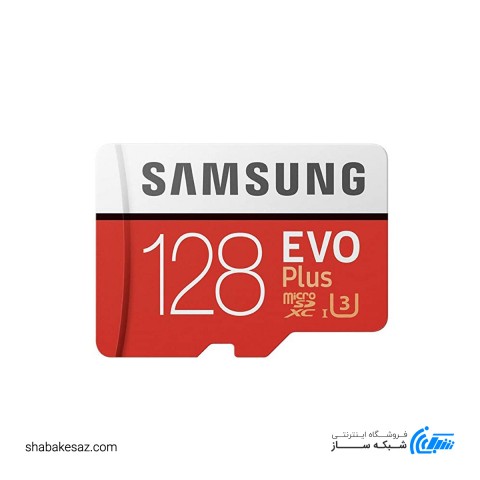 کارت حافظه microSD سامسونگ کلاس 10 مدل EVO PLUS ظرفیت 128 گیگابایت