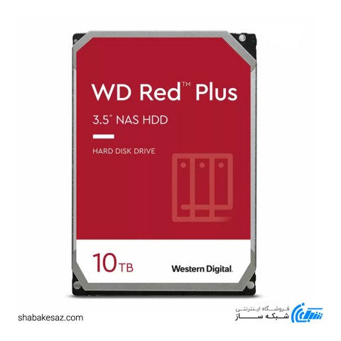 هارد دیسک اینترنال وسترن دیجیتال Red Plus ظرفیت 10 ترابایت