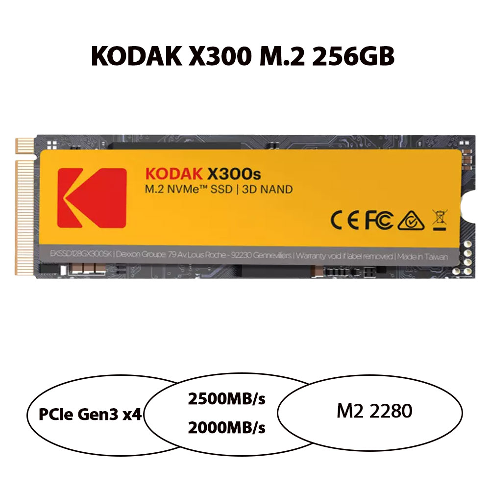 حافظه SSD کداک KODAK X300 M.2 256GB اینترنال