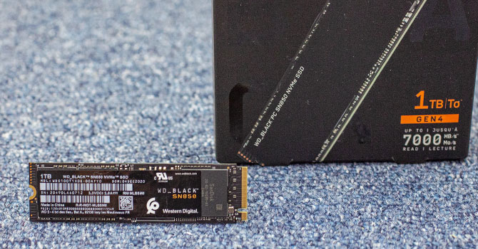 حافظه SSD وسترن دیجیتال Western Digital black SN850 NVMe 1TB اینترنال