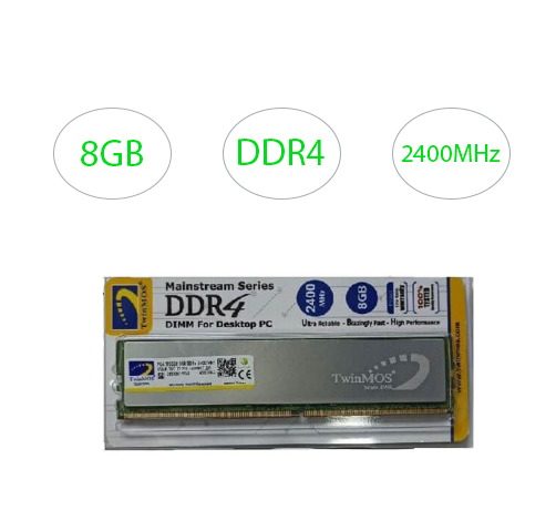 رم دسکتاپ DDR4 تویین موس TWINMOS ظرفیت 8 گیگابایت 2400MHz