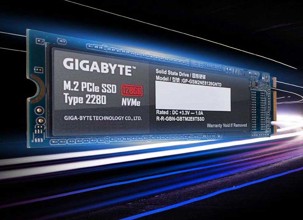 حافظه SSD اینترنال گیگابایت GIGABYTE M.2 PCIe 128GB