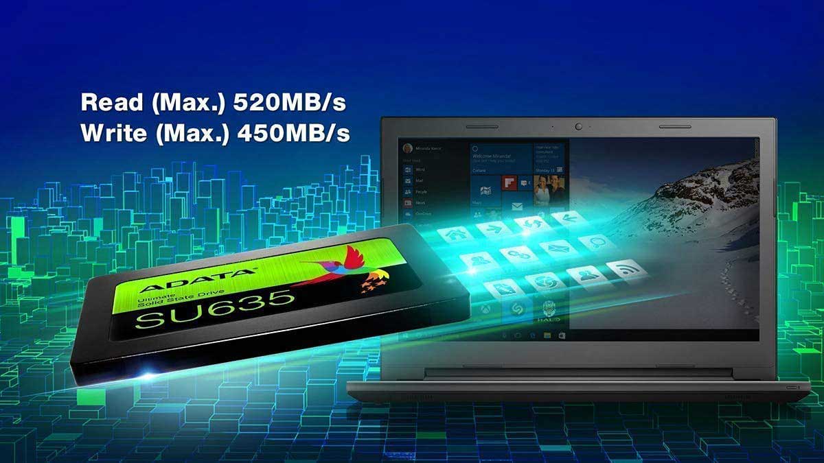 هارد SSD اینترنال ای دیتا ADATA SU635 ظرفیت 240GB