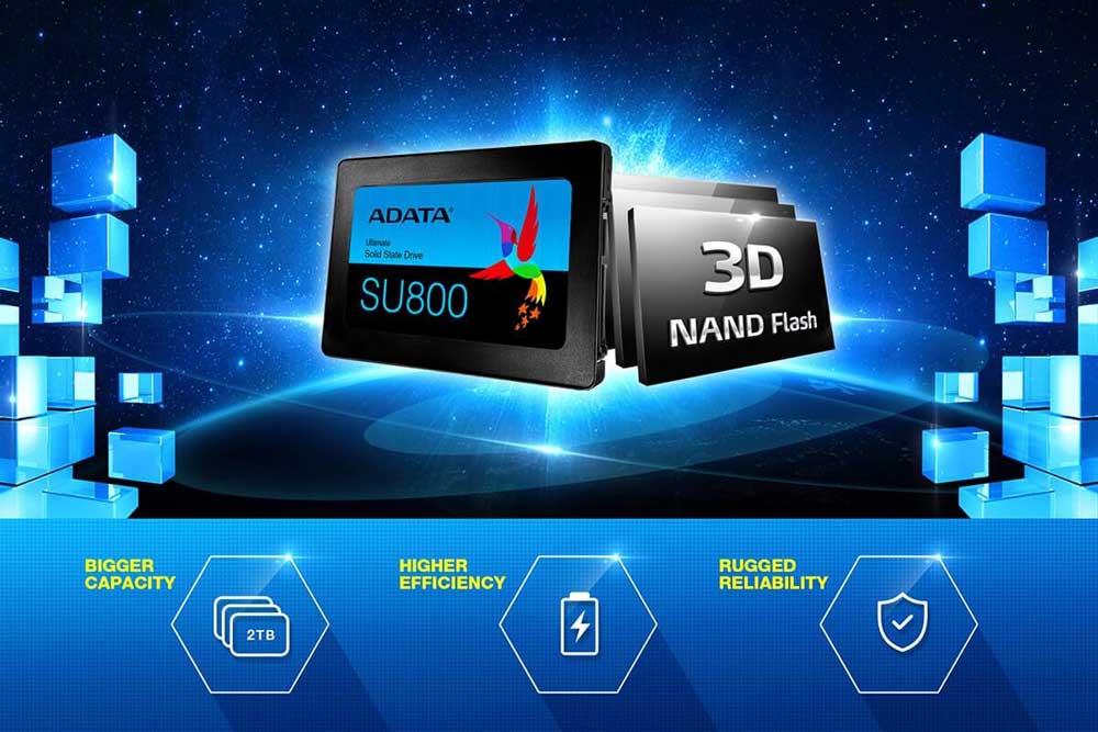 حافظه SSD اینترنال ای دیتا ADATA SU800 ظرفیت 128GB