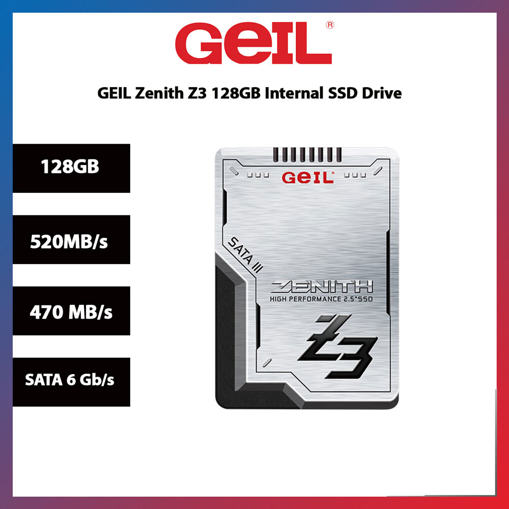 حافظه SSD اینترنال گیل GEIL Zenith Z3 128GB