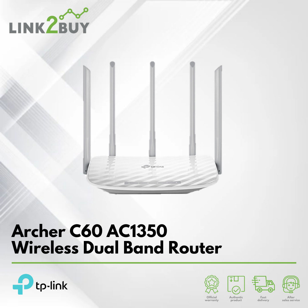 روتر بی سیم تی پی لینک TP-Link Archer C60 دو باند AC1350