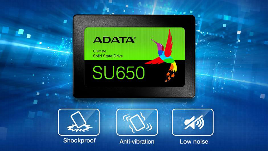 حافظه SSD اینترنال ای دیتا ADATA SU650 ظرفیت 960GB