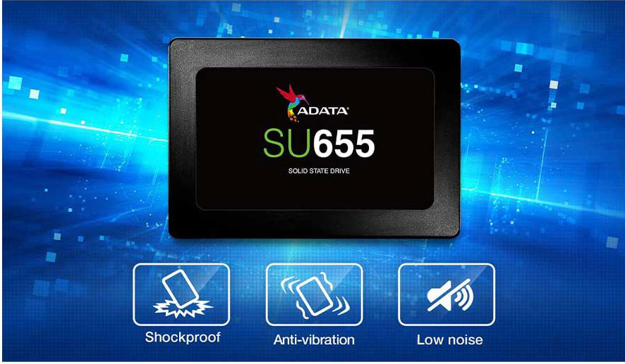 حافظه SSD اینترنال ای دیتا ADATA SU655 ظرفیت 120GB