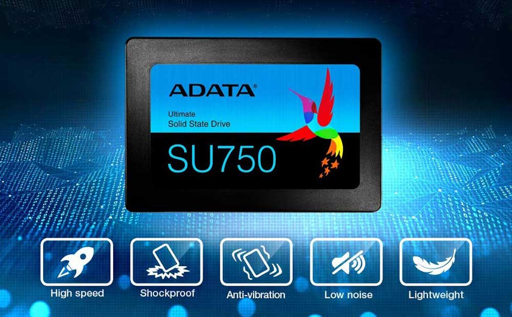 حافظه SSD اینترنال ای دیتا ADATA SU750 ظرفیت 512GB