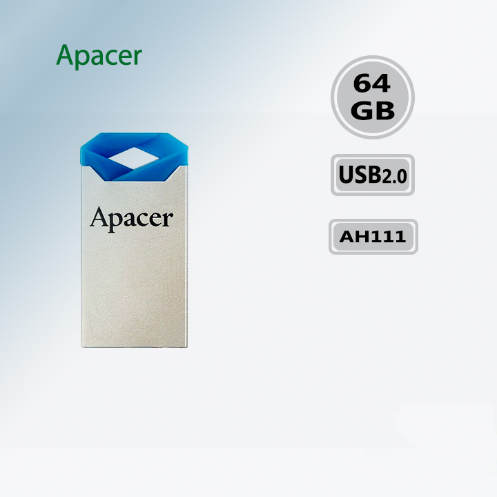 فلش مموری اپیسر Apacer AH111 ظرفیت 64 گیگابایت USB 2.0