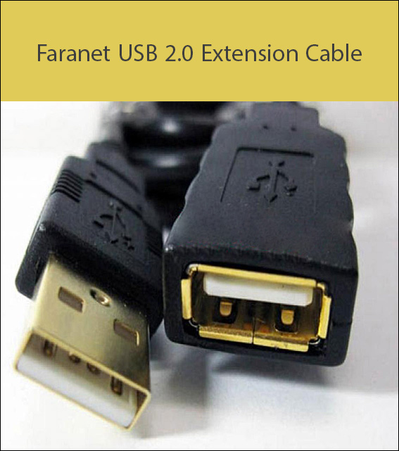کابل افزایش USB 2.0 فرانت 1.5 متری