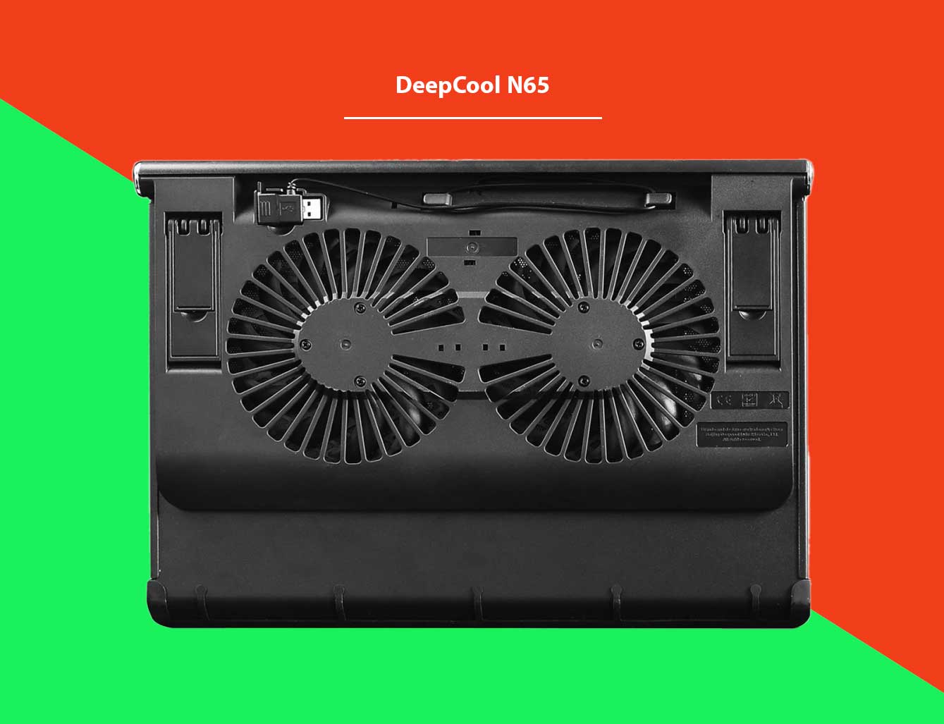 خنک کننده لپ تاپ دیپ کول Deepcool N65 تمام فلزی