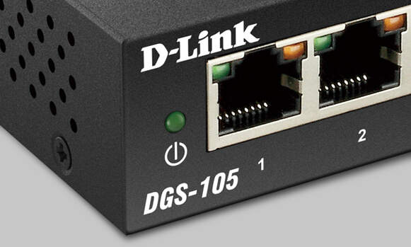 سوئیچ دی لینک D-Link DGS-105 دسکتاپ شبکه 5 پورت 10/100/1000Mbps